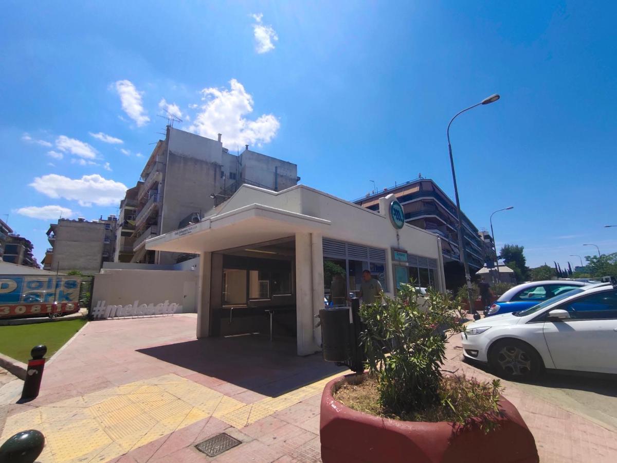 Wsd Hera Luxury Stylish 2Bd Apt With City View Balcony Near Merto アテネ エクステリア 写真